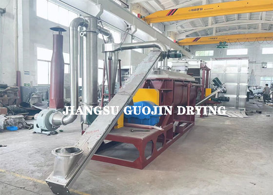 7900x3960x2700mm KJG-20 औद्योगिक प्रसंस्करण के लिए निरंतर खोखले पैडल ड्रायर
