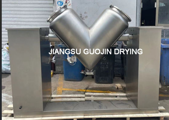 200L V प्रकार औद्योगिक मिश्रण मशीन 5KW शक्ति 10r/min धुरी घूर्णन