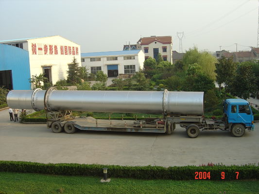 Abb / Siemens Motor Hot Air Industrial Dryer Machine , Rotary Barrel Drying Line