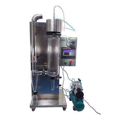 आसान संयोजन मिल्क पाउडर 2L / H प्रयोगशाला स्प्रे ड्रायर