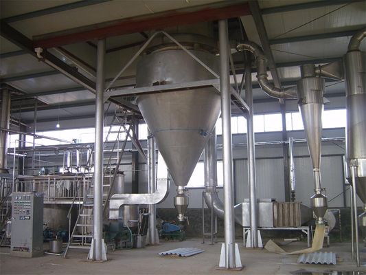 स्टेनलेस स्टील रासायनिक 1000kg / एच औद्योगिक स्प्रे ड्रायर