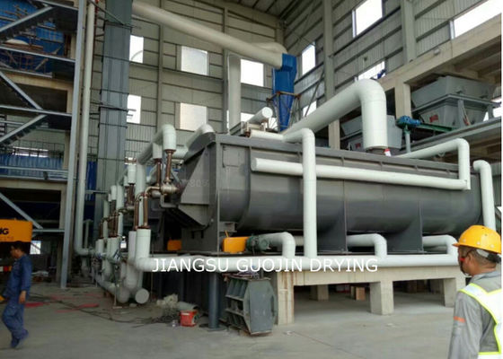 37KW हीट ट्रांसफर एरिया 68M2 के साथ सक्रिय कार्बन खोखले ब्लेड स्क्रू ड्रायर