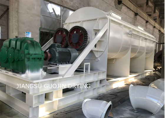 37KW हीट ट्रांसफर एरिया 68M2 के साथ सक्रिय कार्बन खोखले ब्लेड स्क्रू ड्रायर