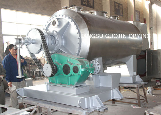 तरल फार्म सामग्री के लिए 10rpm रोटरी रैक वैक्यूम चप्पू ड्रायर 5.5KW