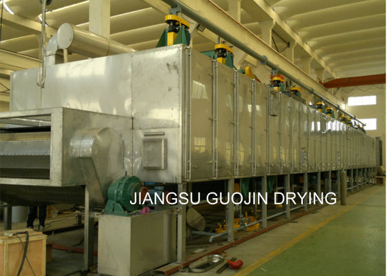 5.5KW 25M2 खाद्य प्रसंस्करण के लिए कन्वेयर मेष बेल्ट ड्रायर