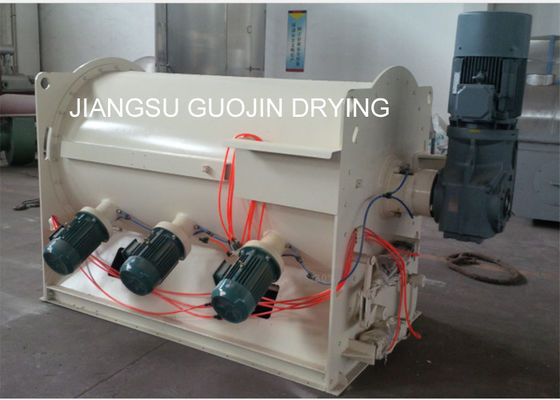 सूखी पाउडर के लिए 8.4KW क्षैतिज डबल रिबन मिक्सर 180kg / बैच