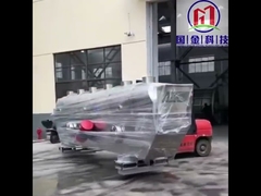 खाद्य पदार्थ सतत कंपनशील तरल बिस्तर सुखाने का उपकरण 1.2x9M